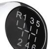 Hyundai i20 07-12 Gear Shift Knob BLACK + CHROME 6 SPEED