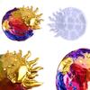 Pro Sun Moon Face Silikonové formy na podnosy Zábavná dekorace Pryskyřičná forma DIY řemeslné potřeby Výroba pro podtácek Klíčenku Nástěnnou dekoraci