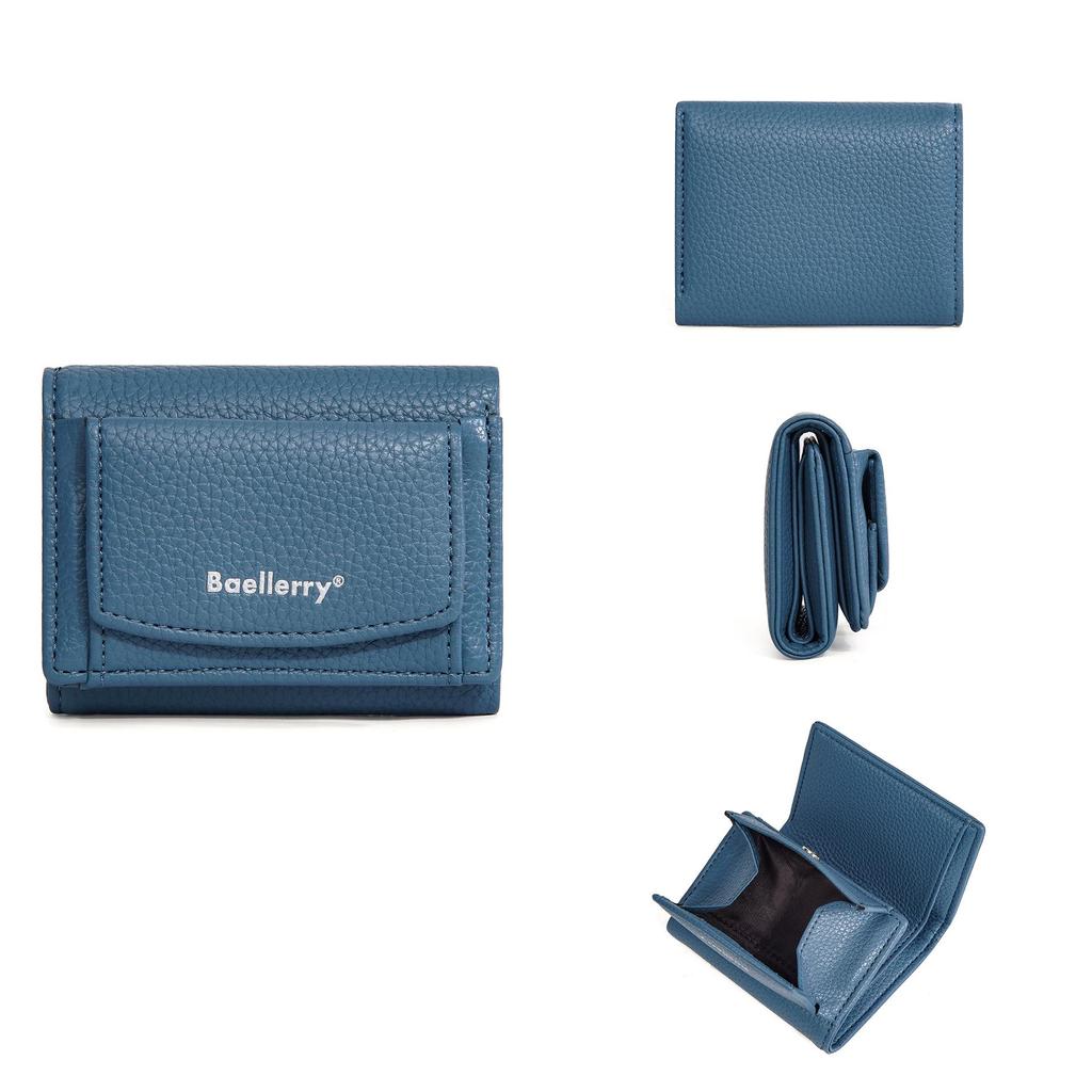 Women's Baellerry Japanese High-End Tri-Fold Wallet & Coin Purse