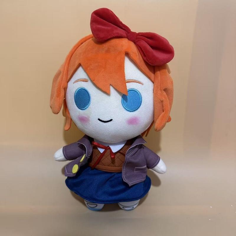 New 25cm Game Doki Doki Literary Club Plush Toy Anime Cosplay Monika Natsuki Sayori Yuri Doll 25cm