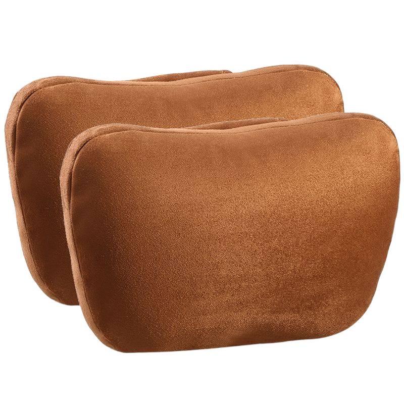 Compatible with Mercedes-Benz S-Class Maybach Headrest, Driver's Seat Backrest, and Neck Pillow; Imitation Aviation Seat Neck Pillow.
