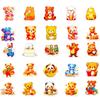 50 Autocollants pour Autocollants Nourriture Ours Mignon Petit Ours Décoration Créative DIY Autocollants Guka Autocollants Étanches