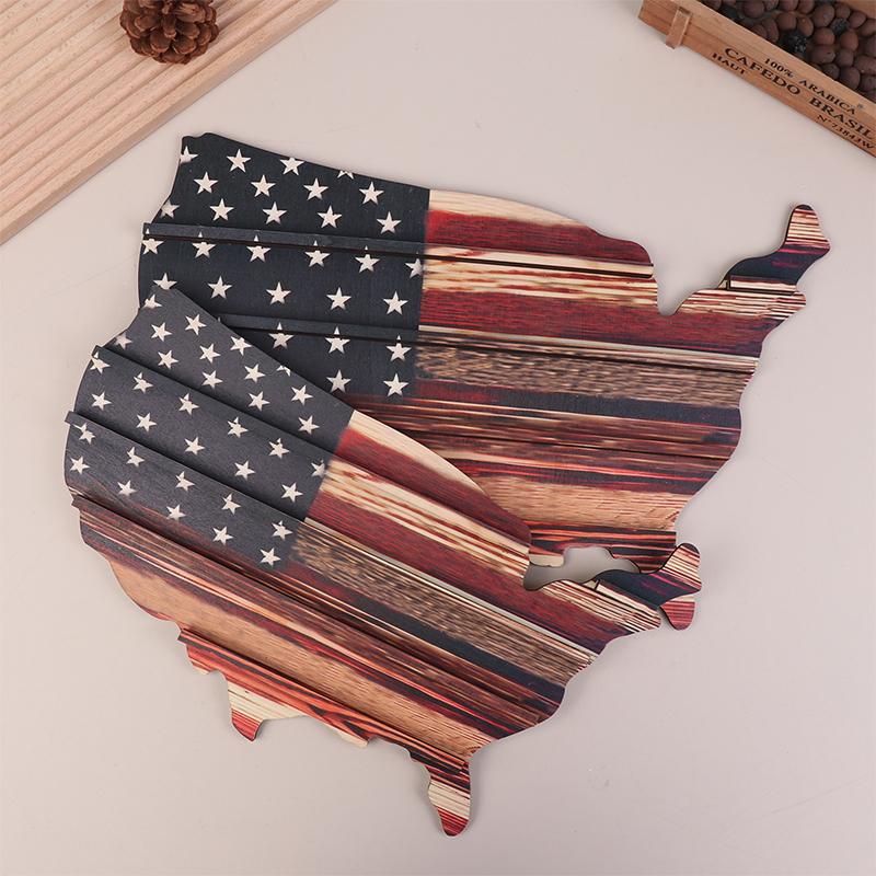 Wood America Us Flag Challenge Coin Display U.S. Military Coins Stand Holds Challenge Coin Display Wooden Army Collectible Coins