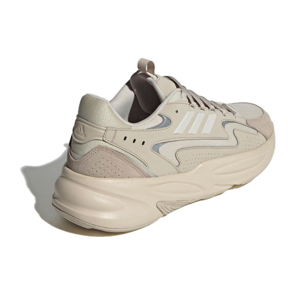 Adidas Ozwave Fabric Comfortable Low-Top Lifestyle Shoes Unisex Sneakers Khaki IE6055