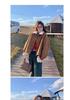 Women's Fashionable Petite Shearling Coat: Thickened, Reversible with Fur and Suede-Like Fabric, Short Anti-Suede Plush Top