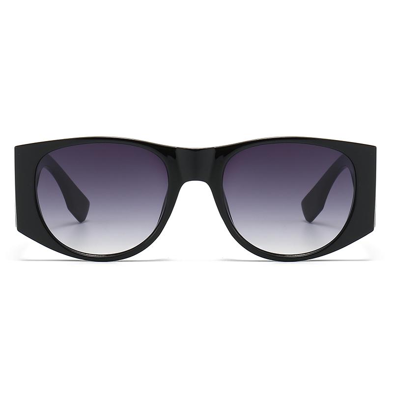 Modern Retro Cat Eye Sunglasses Scottish Pattern European American Street Photography Fashion Ins Cross Border