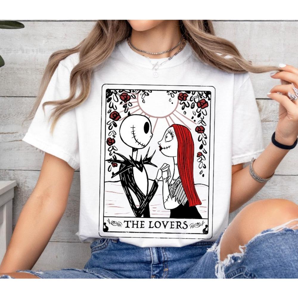 Nightmare before Christmas Couple s Shirt Valentine s Day Couple s Gift T-shirt Travel Shirt S