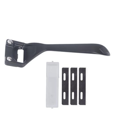 Lederabschärfer 3 Klingen Robust Langlebige Legierung Mehrzweck Modern Schwarz Tragbar Leicht Lederabschärfmesser Schwarz