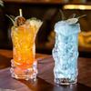 Tiki Glass Cups Tiki Mugs Cocktail Glasses Cup Creative Hawaiian Cocktail Cups Funny Cup Beer Beverage Glass Bar Accessories