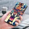 Portfel ze skóry z malowanymi wzorami 3D typu flip do Samsung Galaxy S25 S24 S23 S22 S21 S20 S10 S10e S9 S8 Plus Ultra FE EDGE 4G/5G Etui