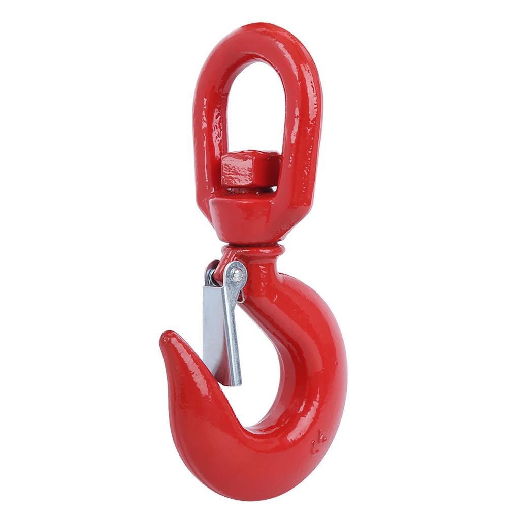 Crane Hook Swivel Eye Alloy Steel Gravity Rigging Lifting Industry Ship Building Round Hook 5T