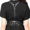 Donna Moda Pelle Imbracatura Cintura Vita Borchie Decorazione Cinghie Decorative Imbracatura Bretelle per Donne Abbigliamento Gotico Accessori