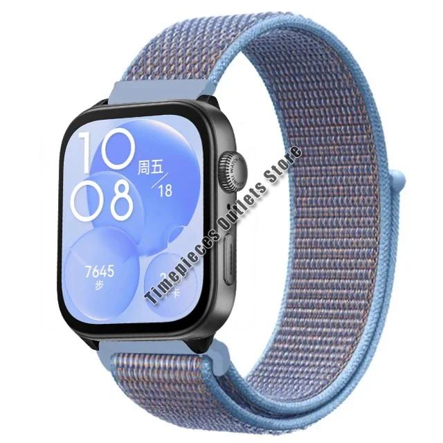 Nylon Loop Strap For Huawei Watch Fit 3 Sport Breathable Replacement Bracelet Wristband For Huawei Watch Fit 3 Belt Accessories