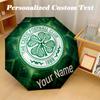 8 Rib Auto Folding Umbrella Celtic FC Print Custom Name Text Portable Rain Gear