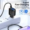 Colorful 4-Port USB Travel Charger 5V/2.4A Fast Charging, Australian Standard