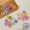 Y2K Dopamine Color Pentagram Small Hair Clip for Women & Kids - Cute Bangs & Side Hair Accessory