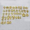Pendant with Necklace For Women Men 24k Gold Plated Copper 33 Designs Wholesale Fashion Zircon For Daily Wear Anniversary