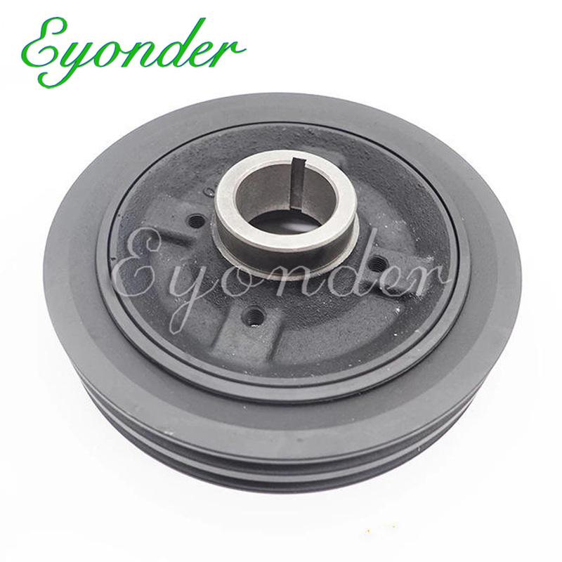 Car Parts Engine Damper Belt Crankshaft Pulley For MITSUBISHI PAJERO II V46W V26W 2.8 1994-1999 4M40-T ME202490