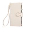 SlimPU Leather Card Slot Phone Case IPhone 16 Pro With Wrist Strap Multi-Function Wallet Cover