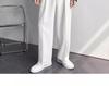 Men's Spring Japanese-Style Casual Black Wide-Leg Trousers 