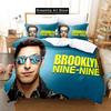 Trend Brooklyn Nine-Nine Bedding Set Single Twin Full Queen King Size Bed Set Adult Kid Bedroom Duvetcover Sets Anime Bed
