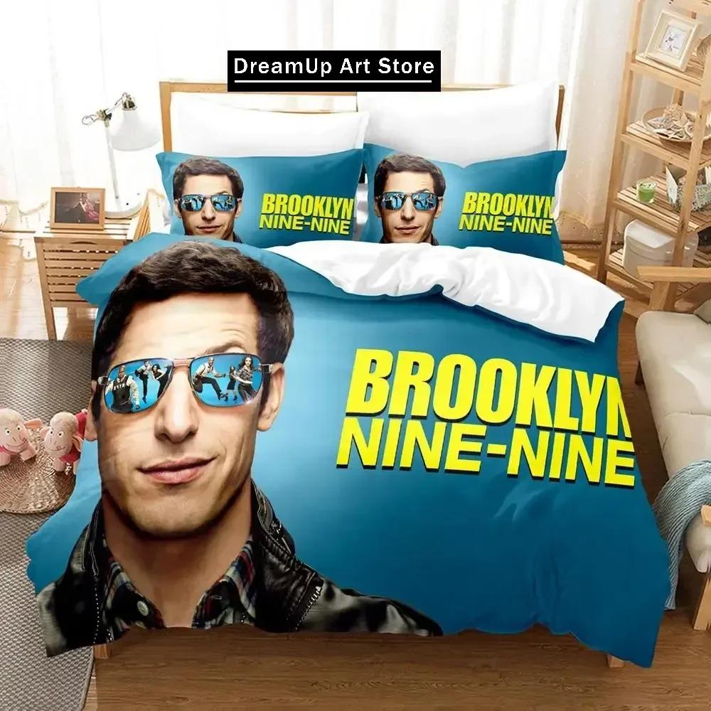 Trend Brooklyn Nine-Nine Bedding Set Single Twin Full Queen King Size Bed Set Adult Kid Bedroom Duvetcover Sets Anime Bed