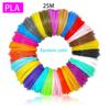 PLA filament diameter 1.75mm color 3D printing material for 3D pen,10/20/30 colors, 10M 25M 100M, colorless, odorless and safe