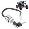 Motorcycle Electric Bike Ignition Switch Set with 2 Keys Replacement Universal for ATV Mini Moto Dirt Bike