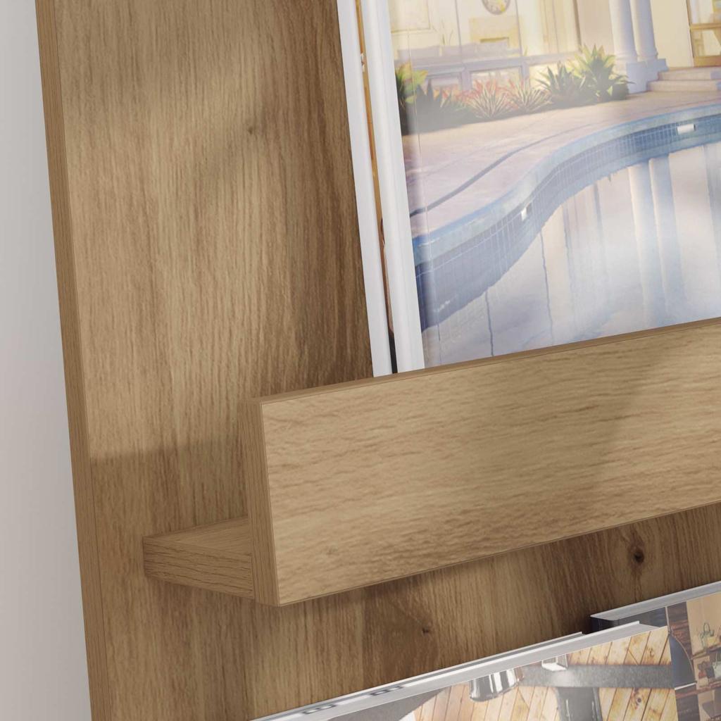Magazine Rack Artisan Oak 43 x 11 x 102 cm Particleboard