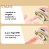 Electric Nail Clipper Polisher with LED Light 2-Speed Rechargeable 3-In-1 Automatic Fingernail File Baby Kids Adults Seniors Manicure Trimmer