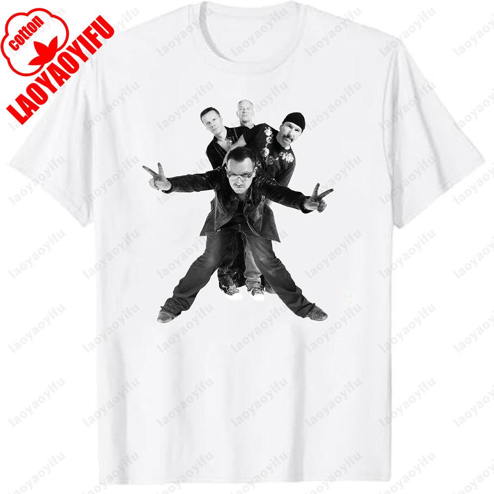 Vintage U2 Rockband Live The Joshua Tree Welttournee 1987 T-Shirt Fan Geschenk Lässiger Stil Ropa Hombre Klassiker Grafik T-Shirts