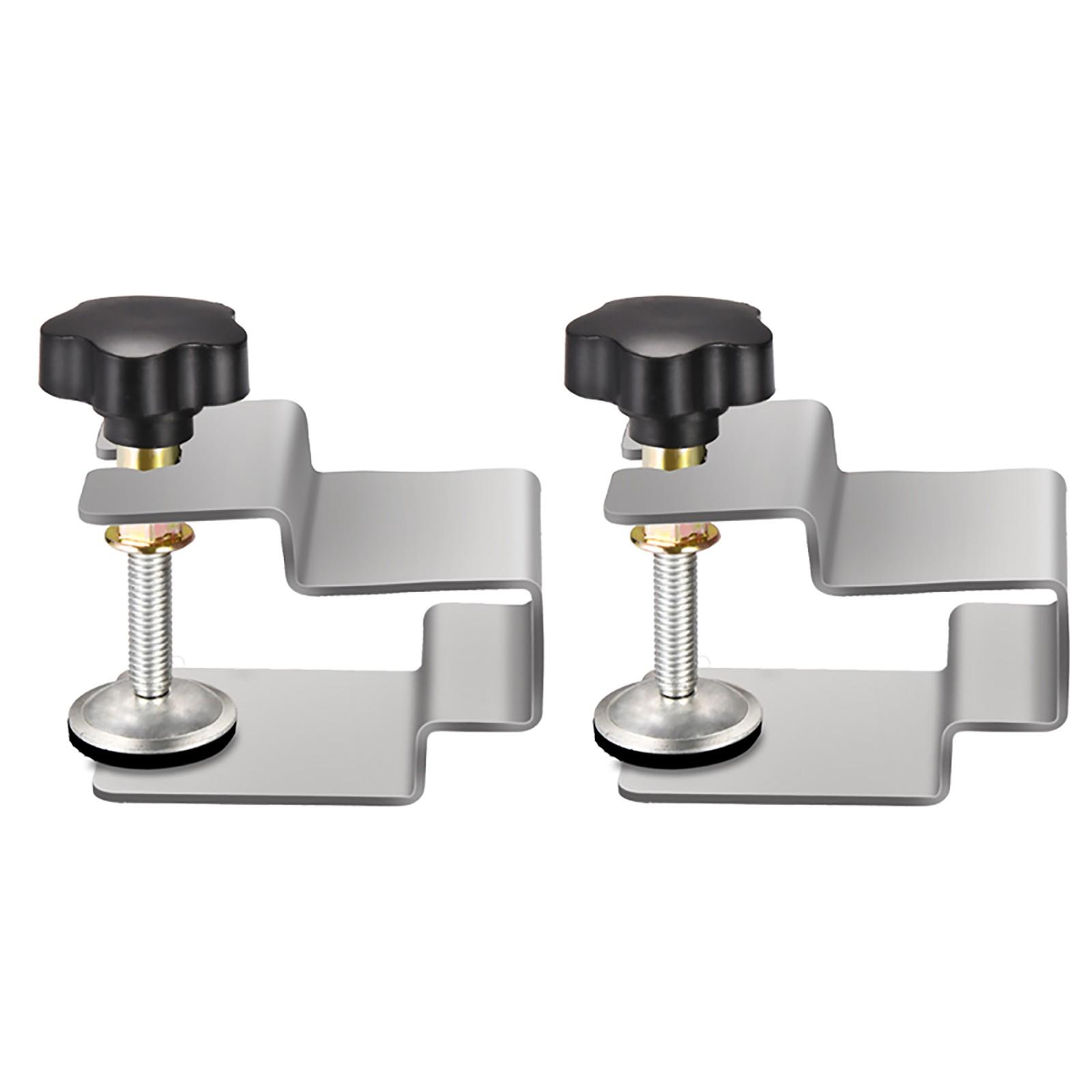 

Универсальные сверхмощные мебельные стальные передние зажимы для установки ящика 2pcs