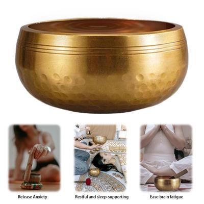 Meditation Sound Bowl Meditation Singing Bowl Yoga Meditation Chanting Bowl for Yoga Chakra Healing Mindfulness Stress Relief