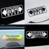 Electric Door Warning Sticker for Business Vans: Compatible with GL8, Odyssey, Elysion, VITO, Toyota Sienna