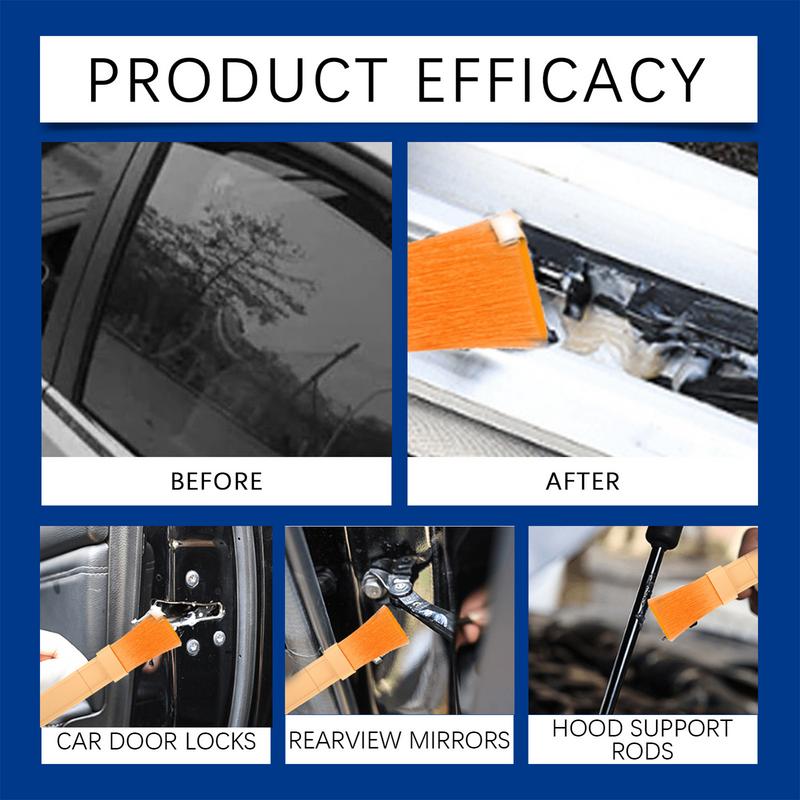 Garage Door Lubricant Lithium Car Window Track Lubricant With Brush Multifunctional Noise Reduction Bike Chain Grease Lube For