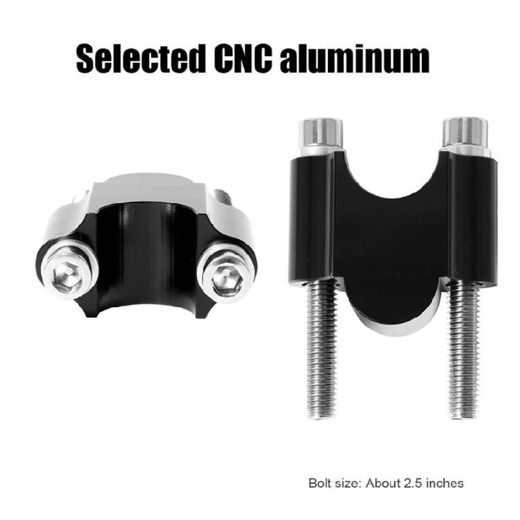 Easy Installation Handlebar Risers for Motorcycle Machined Aluminum 22mm/28mm Universal Comfort Safety Upgrade
