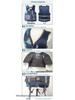Children's Korean Style Lightweight Fishing & Rescue Life Vest with Waist Belt