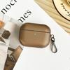 PU Leather Diamond Rhombus Pattern Earphone Case for AirPods Pro 3 & Airpods 4 ANC 3 2 1 Business Solid Color Protective Sleeve
