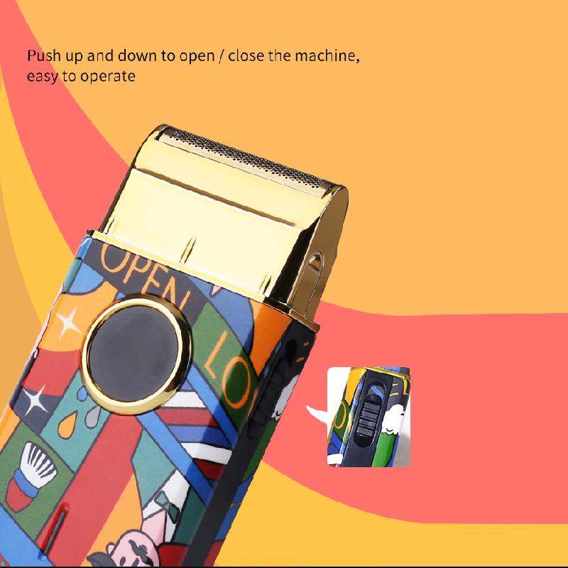 Single Blade Electric Shaver For Men Beard Stubble Wet Dry Electric Razor Washable Facial Shaving Machine Rechargeable Usb