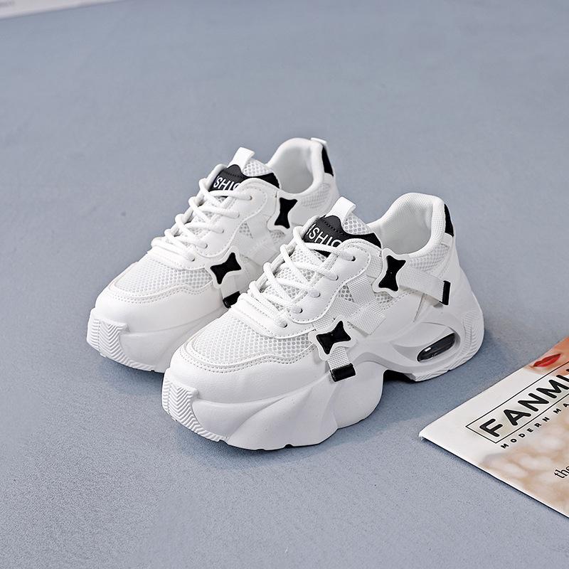 

ins Han platform dad shoes 2025 autumn new street shot student running sneakers increase height casual YB2809 40