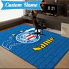 Custom Name Esporte Clube Bahia Crest Rug Game Carpet, Floor Mat for Bedroom Living Room Entryway Rug, Home Decor Idea Gift for Christmas birthday