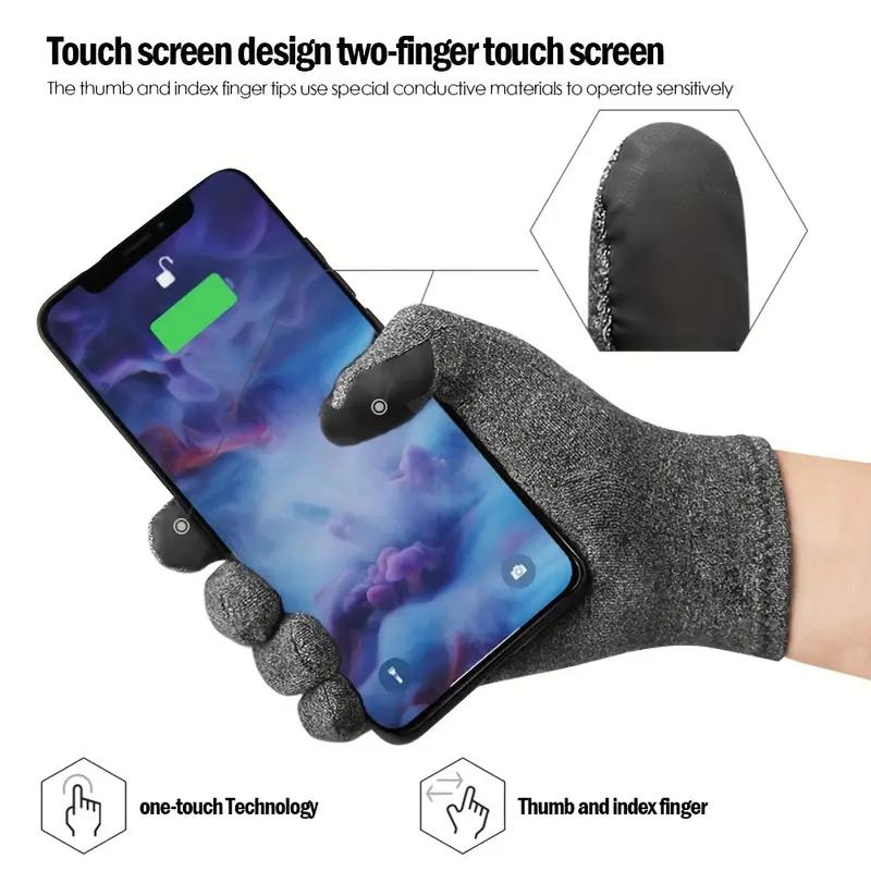 Winter Cycling Gloves Touch Screen Warm Arthritis Gloves For Men Women Cold Weather Protection
