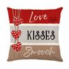 Valentine's Day Pillow Case Polyester Printed Love Cushion Pillow Home Sofa Decoration New Pillow Case