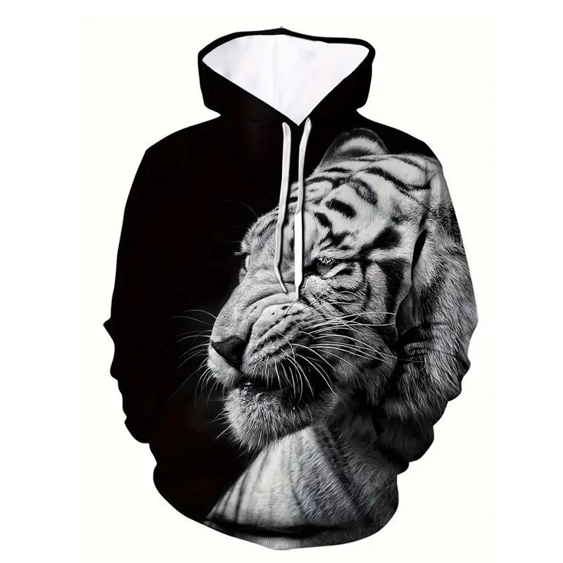 Spring Autumn Hooded Sweatshirt 3D Digital Printing Unisex Hoodies Men Women Fashion Loose Pullover