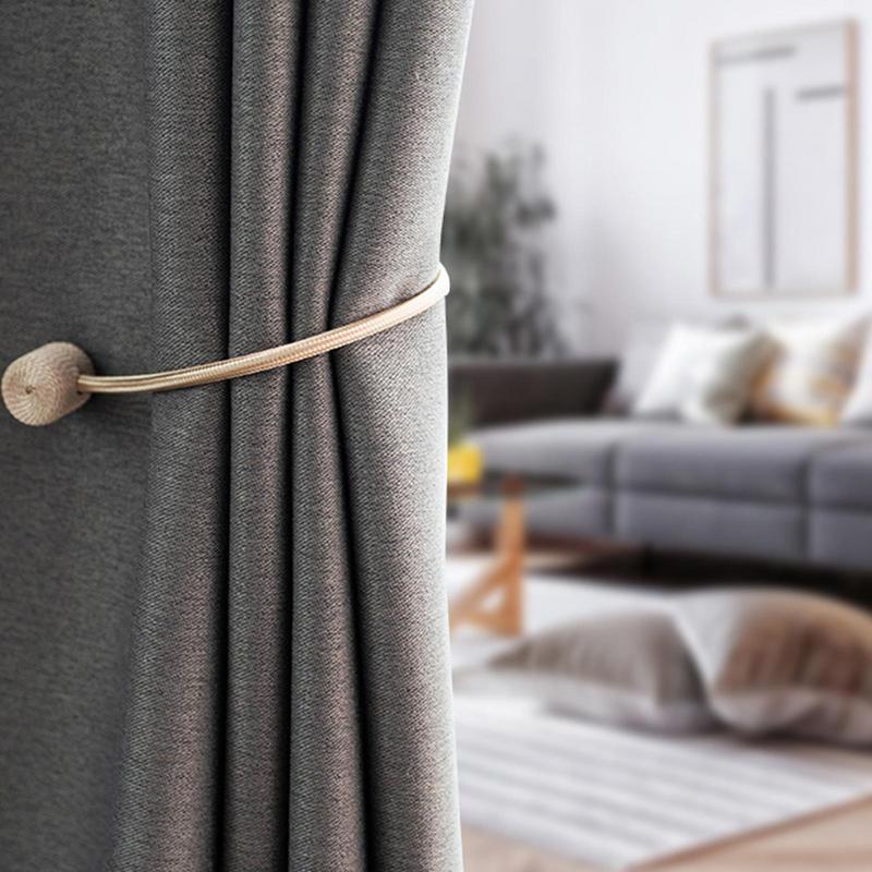 2Pc Magnets Curtains Clamps Curtain Holder Tieback Magnetic Clips Hanging Balls Tie Back for Window Draperies Accessories