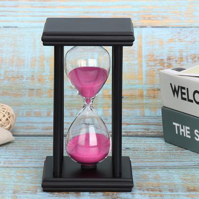 5/15/30min Houten Zand Schoolklok Zandloper Keukentimer Zandloper Huisdecoratie