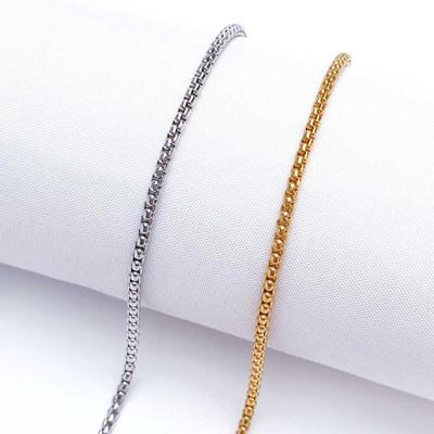 Metal Box Chain Square Cube Chain Accessory 1m