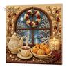 Christmas Home Decoration Faux Pearl Art Kit, DIY Snowman Painting 3D Festive Living Room Accents Xmas Scenes Crafting Project for Adults Beginners,