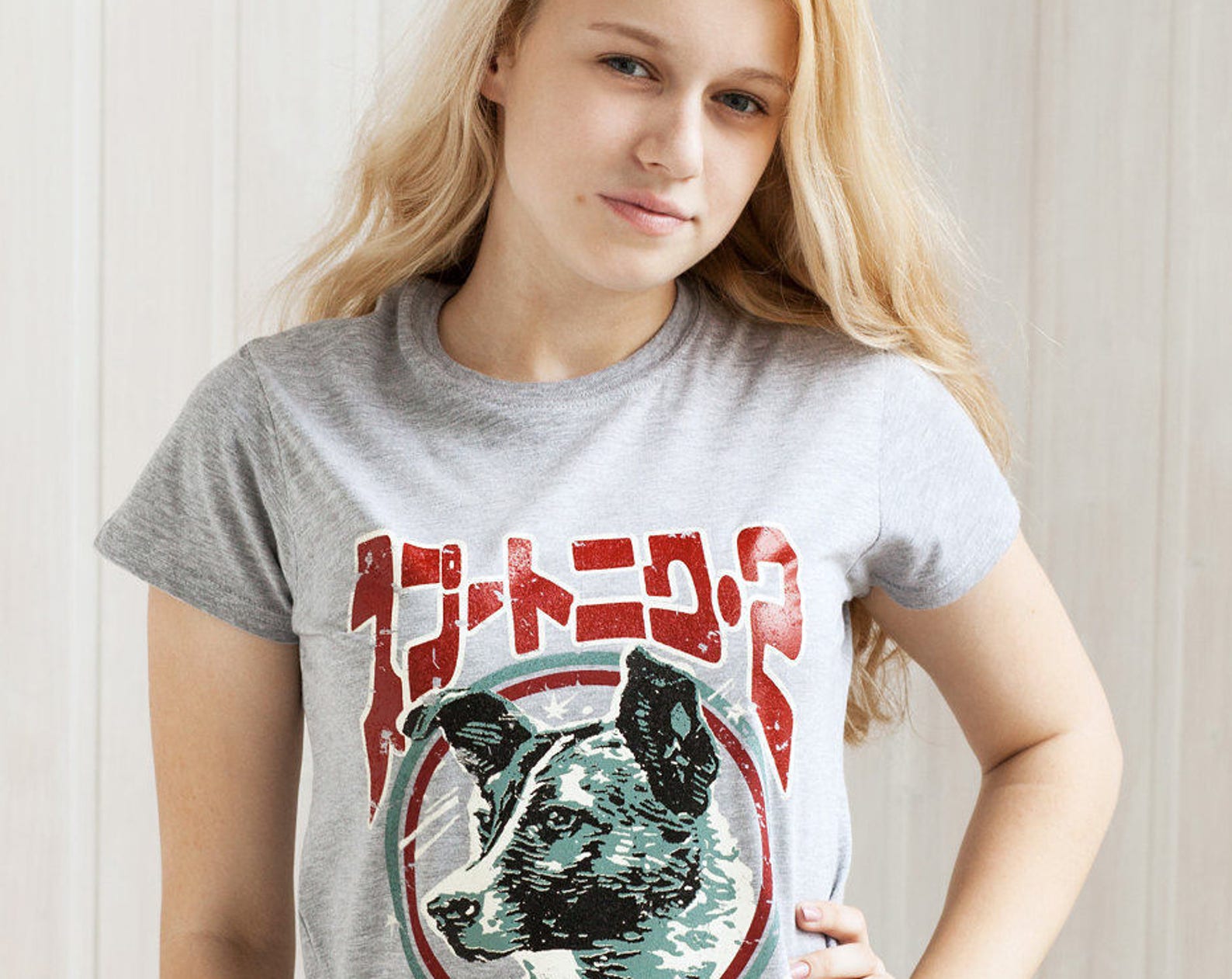Laika Space Dog T-Shirt – Retro Japanese USSR Design 3XL