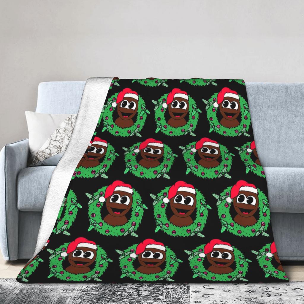 Souths Parks Mr. Hankey Christmas Blanket Flannel Textile Decor Breathable Super Soft Throw Blankets for Bedding Couch Quilt